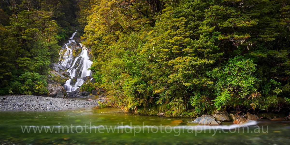 Fantail Falls, New Zealand Waterfalls Photography