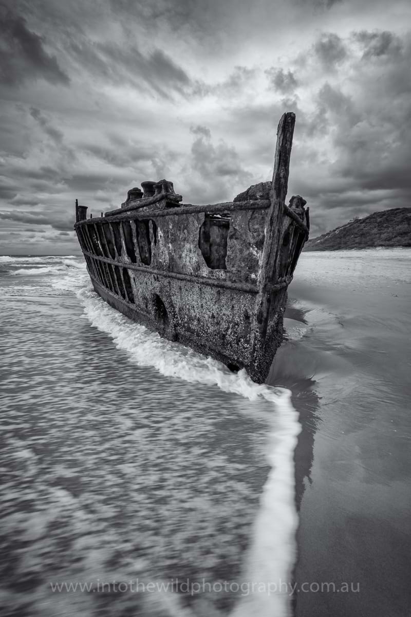 Fraser Island seascapes, The Maheno