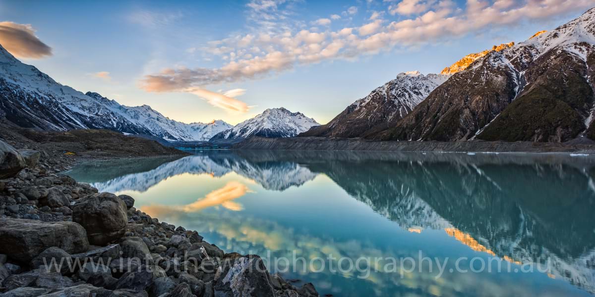 Tasman Glacier, Mount Cook, New Zealand