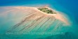 Aerial photography, Round Island, Hervey Bay